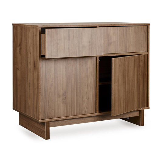 Quax Kyo Chest in Walnut with Optional Changing Top