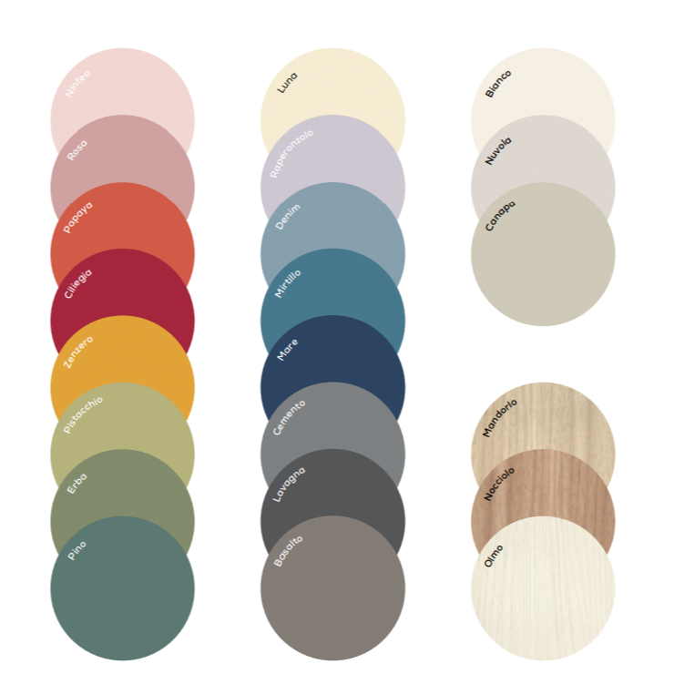 Nidi Kids Colour Swatches