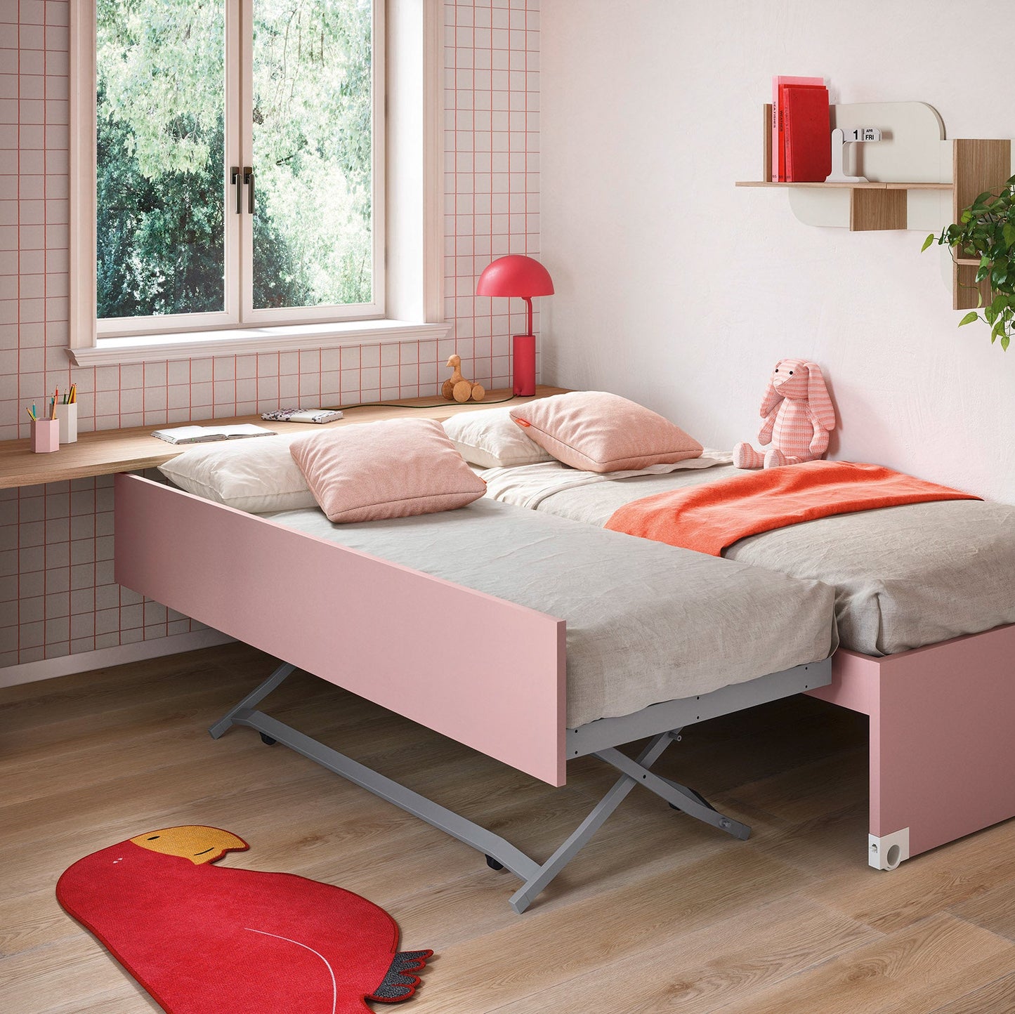 Nidi Kids Modern Trundle Bed