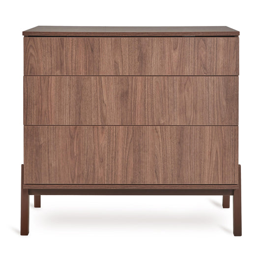 Quax Ashi Dresser with Optional Baby Changer Top - Chestnut
