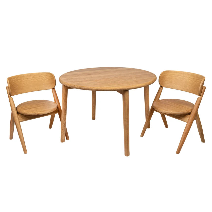 Curve Lab Round Table - Oak Wood