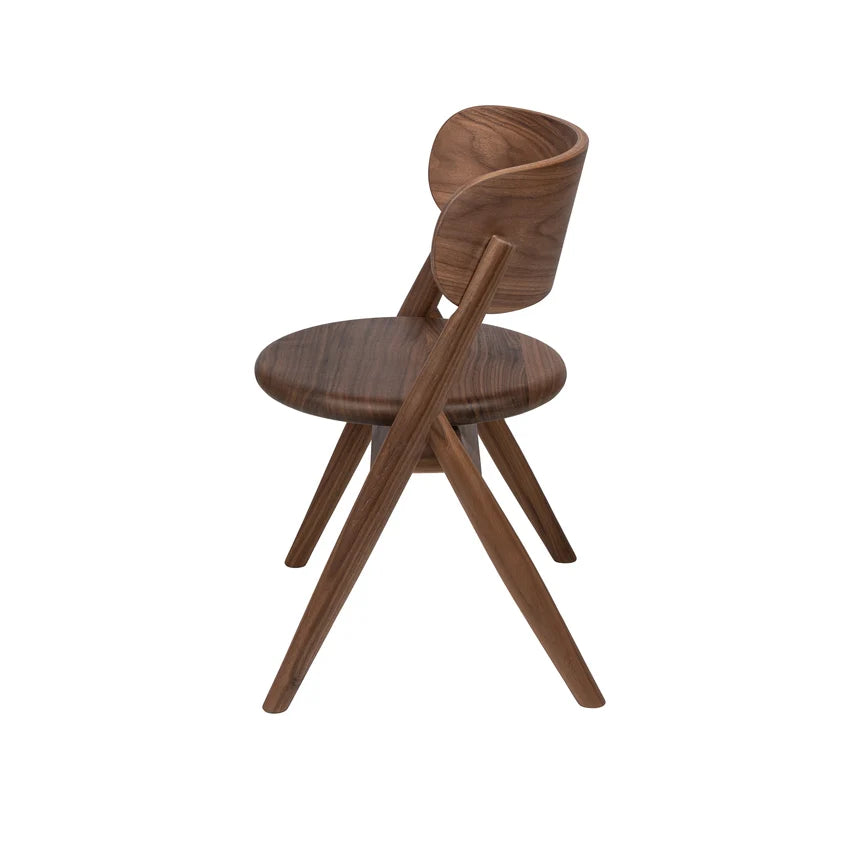 Curve Lab Small Chair - Walnut