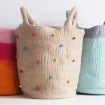 Soft Felt Storage Basket Set