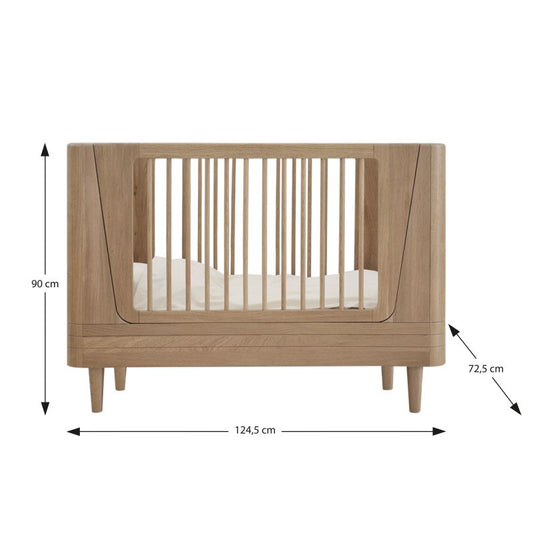 We are Bitte Oak Nature Baby Bed 2.0