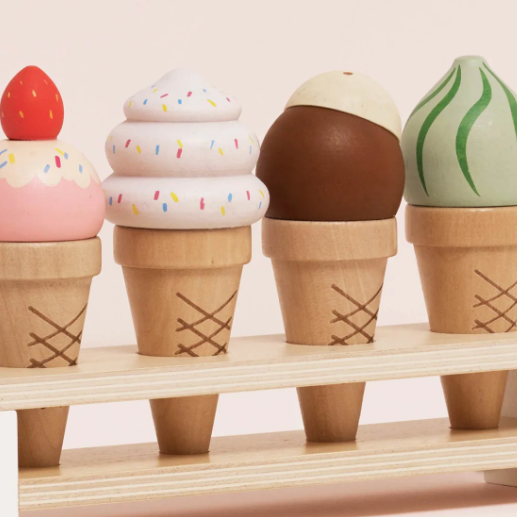 Le Toy Van Wooden Stacking Cones