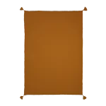 Wabi Sabi Washed Double Muslin Blanket – Golden Brown