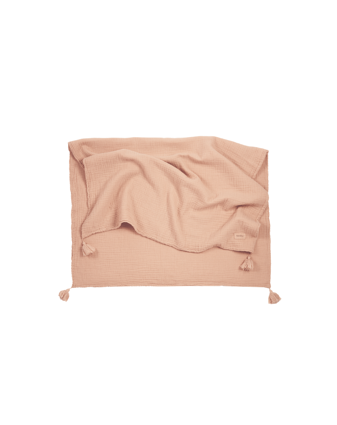 Blanket in washed double muslin Wabi-Sabi