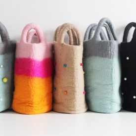 Soft Felt Storage Basket Set