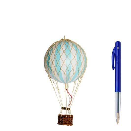 Authentic Model-Floating the Skies- Light Blue Hot Air Balloon Mobile -  (small)