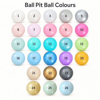 MONIO Beige Ball Pit & Play Area with Balls