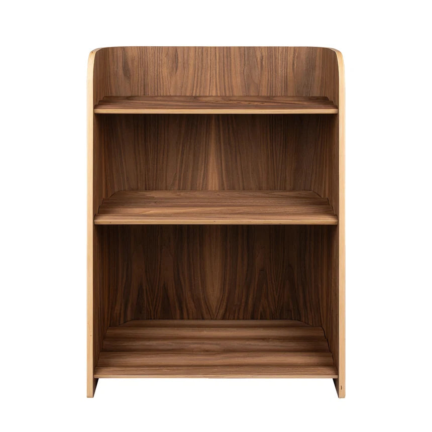 Curve Lab Curvy Bookcase - Walnut Wood