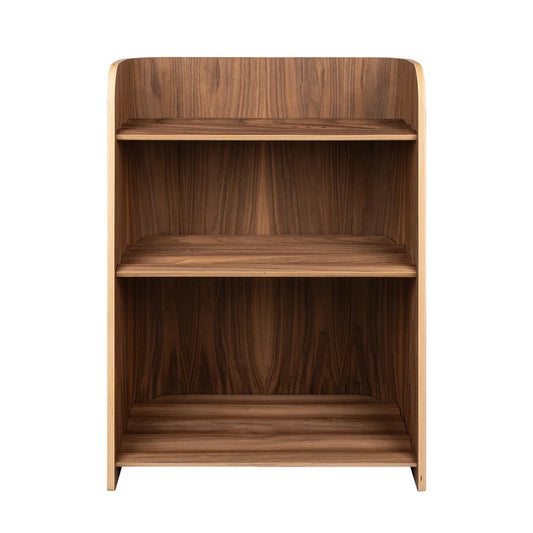 Curve Lab Curvy Bookcase - Walnut Wood