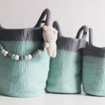 Soft Felt Storage Basket Set