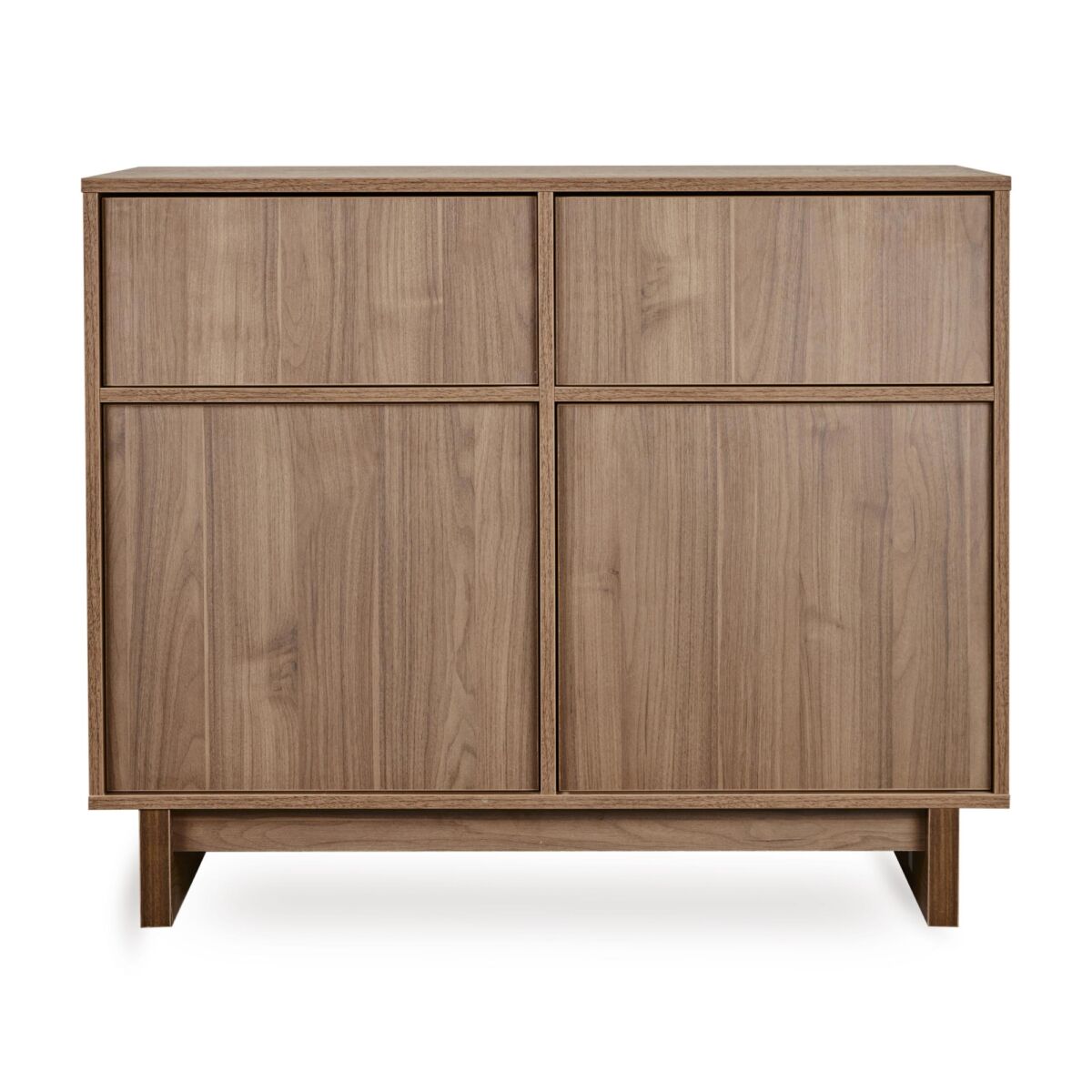 Japanese Styled Walnut Baby Changing Unit in modern style