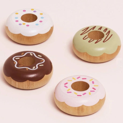 Wooden Toy in the shape of a dougnut
