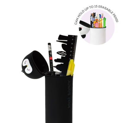 Legami 2-in-1 Silicone Pencil Case - Penguin