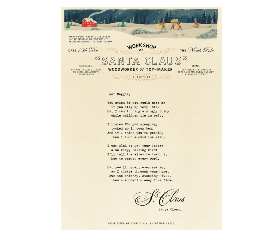Letters from the North Pole by Annie Atkins