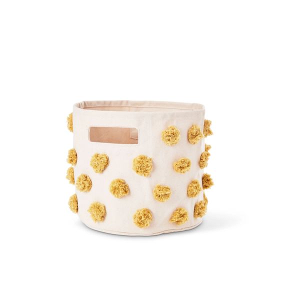 Pehr Marigold Pom Pom Basket - Pint