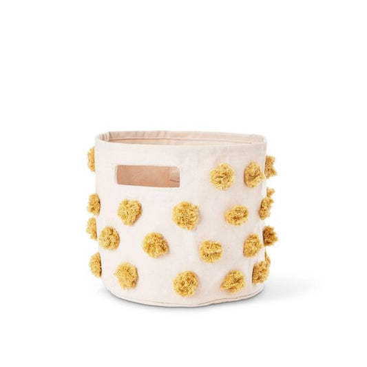 Pehr Marigold Pom Pom Basket - Pint