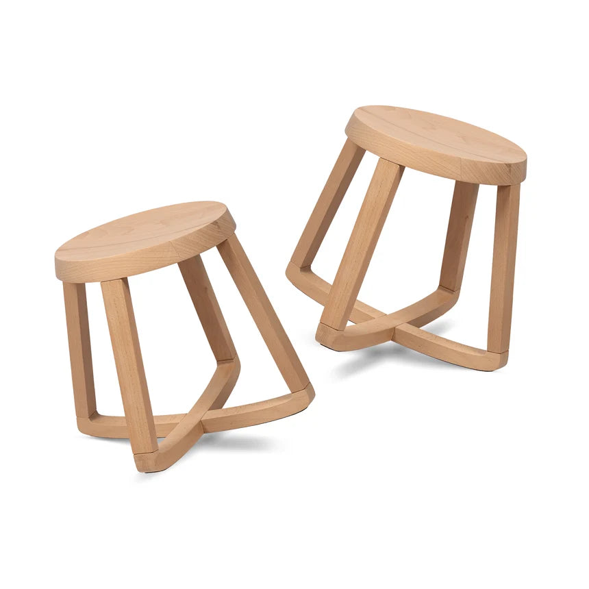 Curve Lab Monarchy Stool - Beech Wood