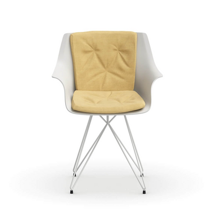 Leaf Desk Chair Yellow Cushion