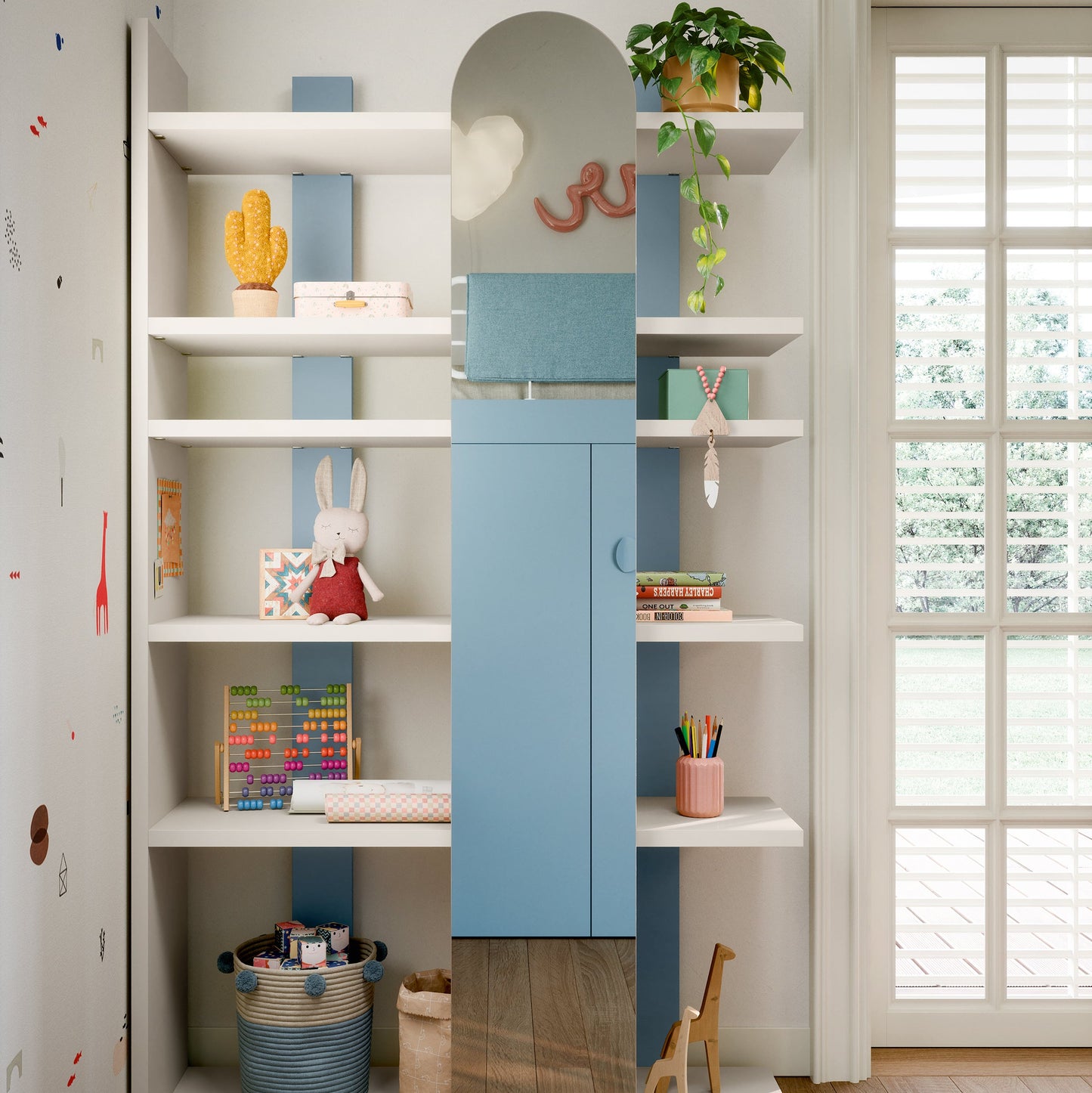 Surfy Bookcase by Nidi