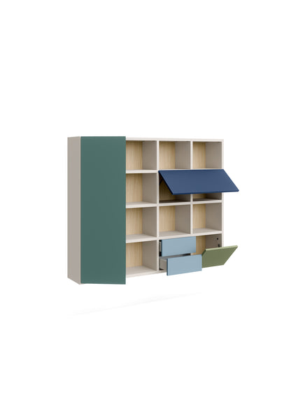 Holly Bookcase With Optional Drawers and Doors