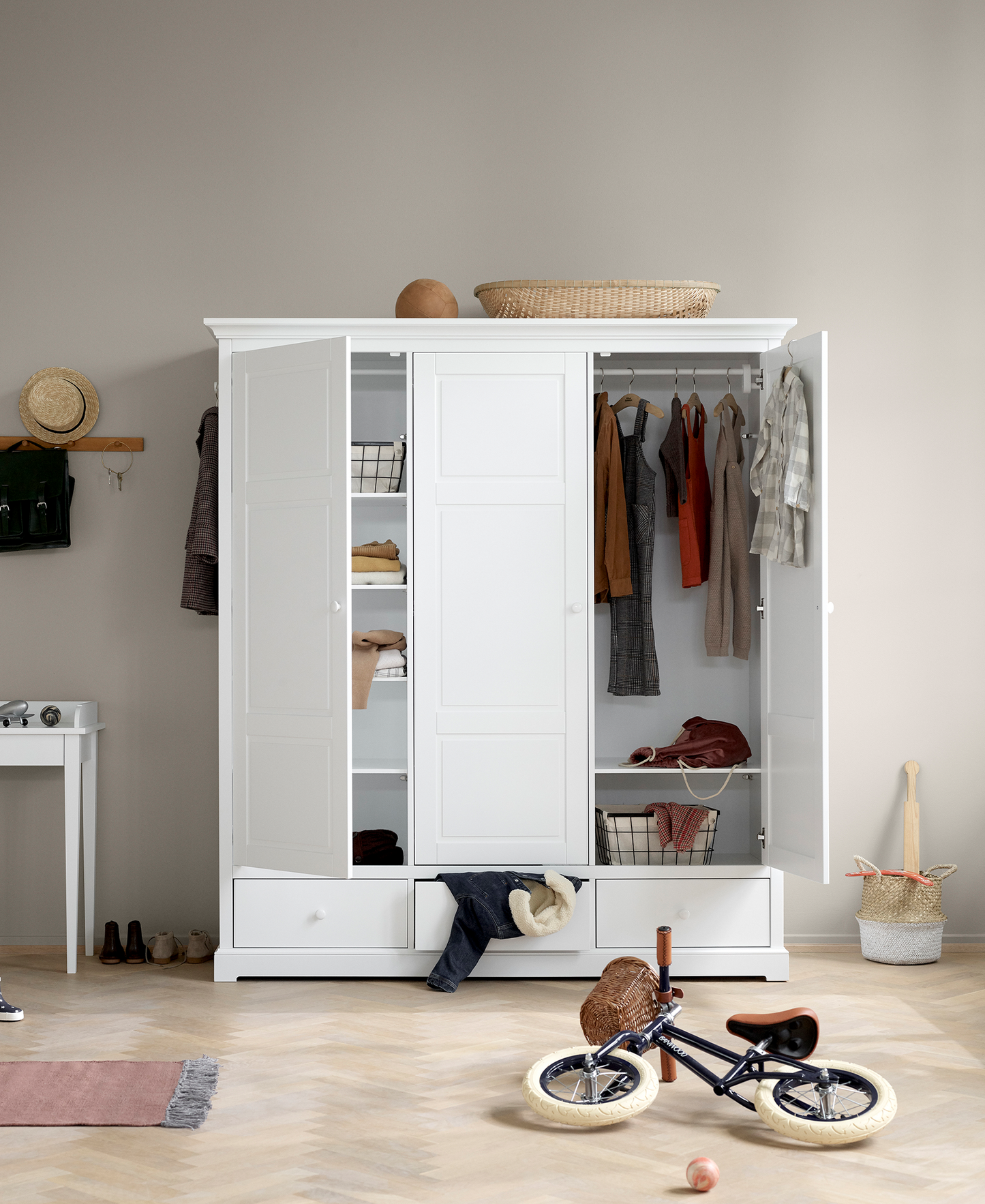 Oliver Furniture Seaside Wardrobe 3 Doors