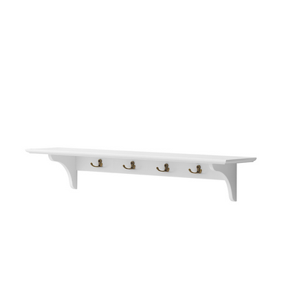 Oliver Furniture Seaside Shelf with Hooks 90 X 20 cm