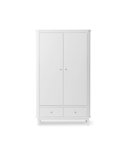 Oliver Furniture Wood Wardrobe 2 Doors - White