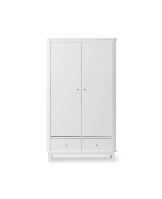Oliver Furniture Wood Wardrobe 2 Doors - White