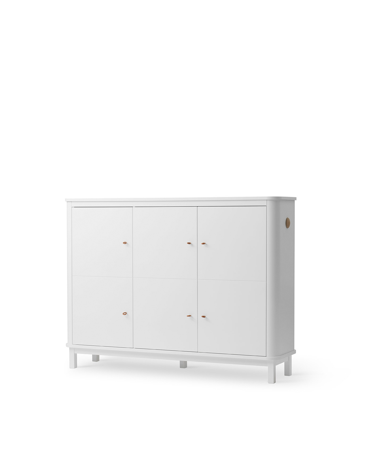 Oliver Furniture Wood Multi Cupboard 3 Doors - White