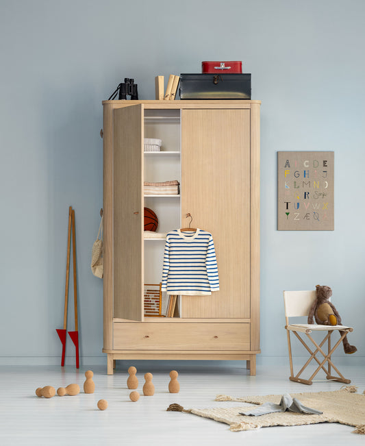 Oliver Furniture Wood Wardrobe 2 Doors - Oak