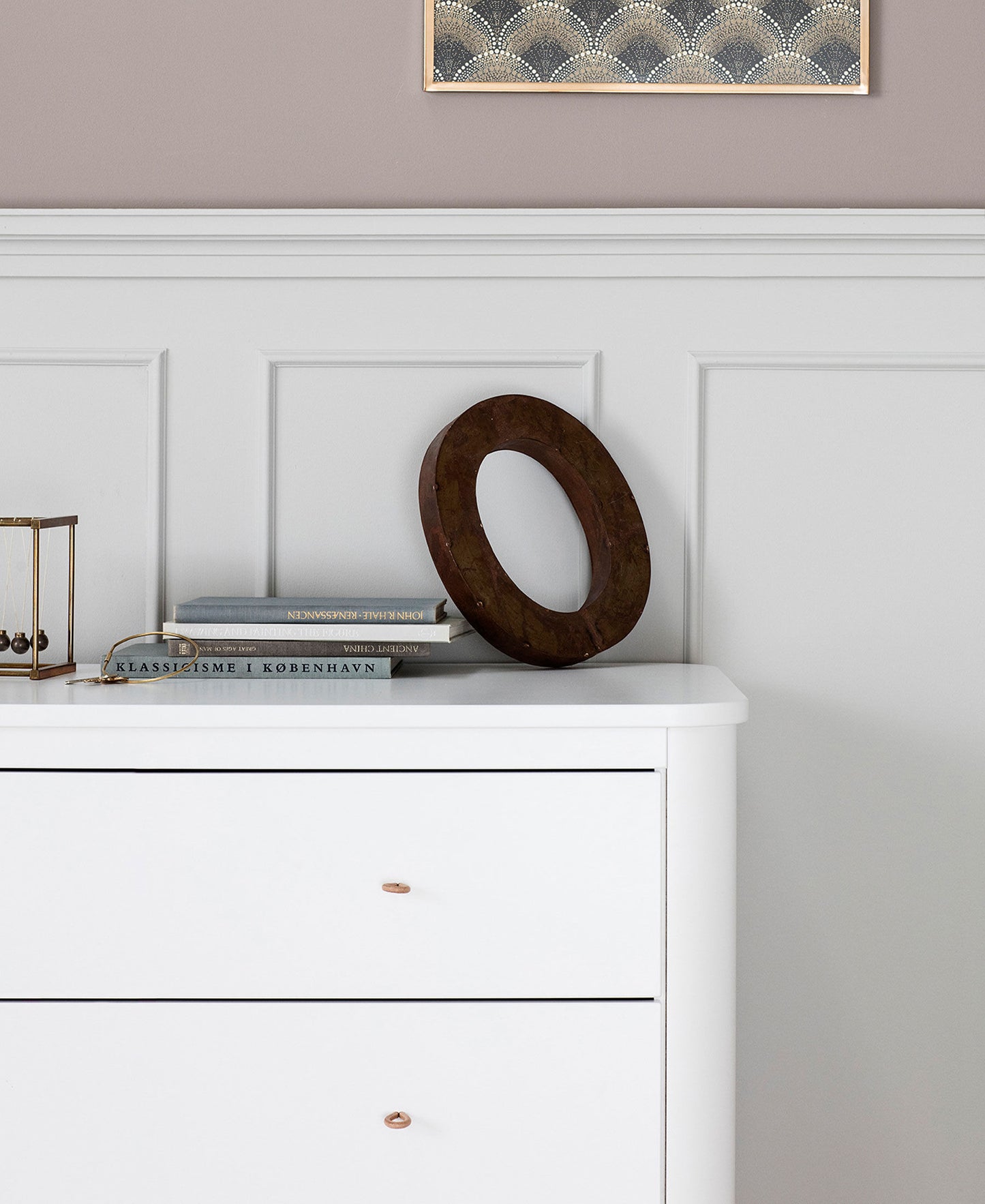 Oliver Furniture Wood Dresser - 3 Drawers - White