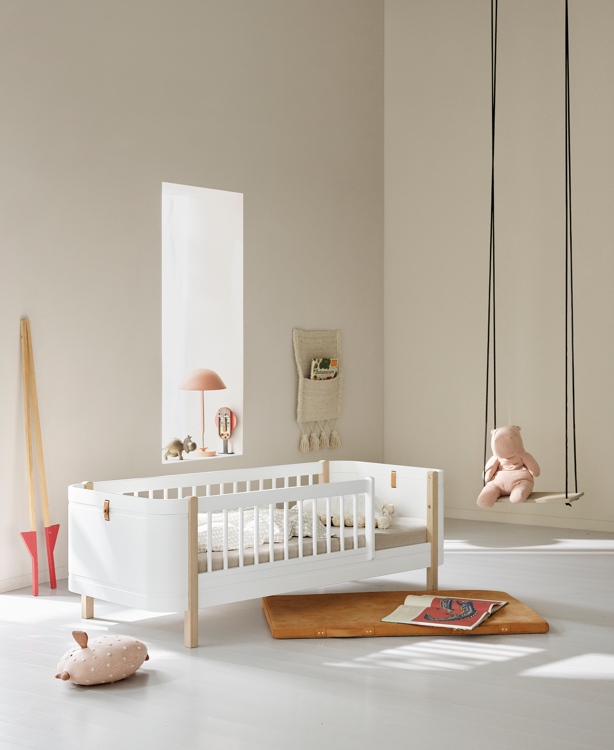 Oliver Furniture Wood Mini+ Junior Bed - White and Oak