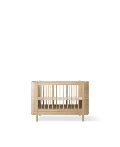 Oliver Furniture Wood Mini+ Cot Bed Excl Junior Kit - Oak