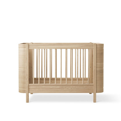 Oliver Furniture Wood Mini+ Cot Bed Incl. Junior Kit - Oak