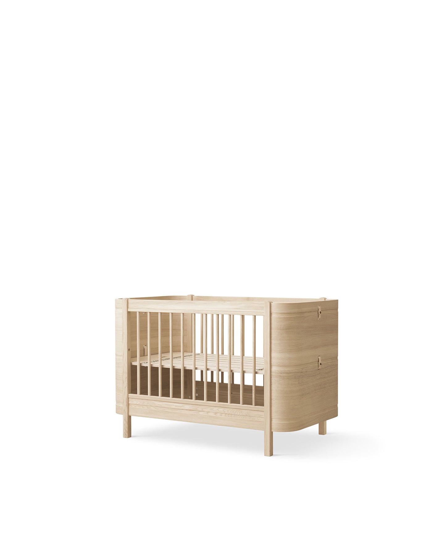 Oliver Furniture Wood Mini+ Cot Bed Excl Junior Kit - Oak
