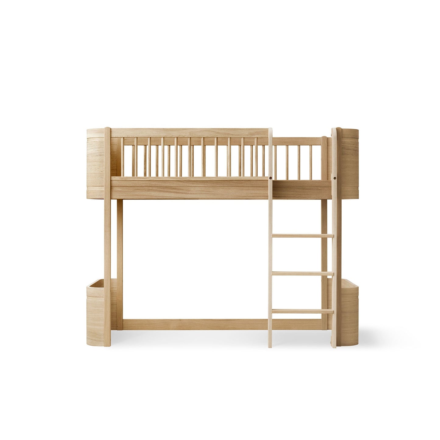 Oliver Furniture Wood Mini+ Low Loft Bed - Oak