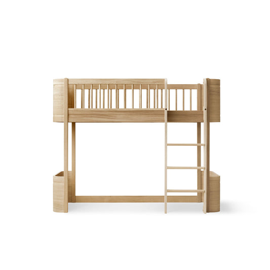 Oliver Furniture Wood Mini+ Low Loft Bed - Oak