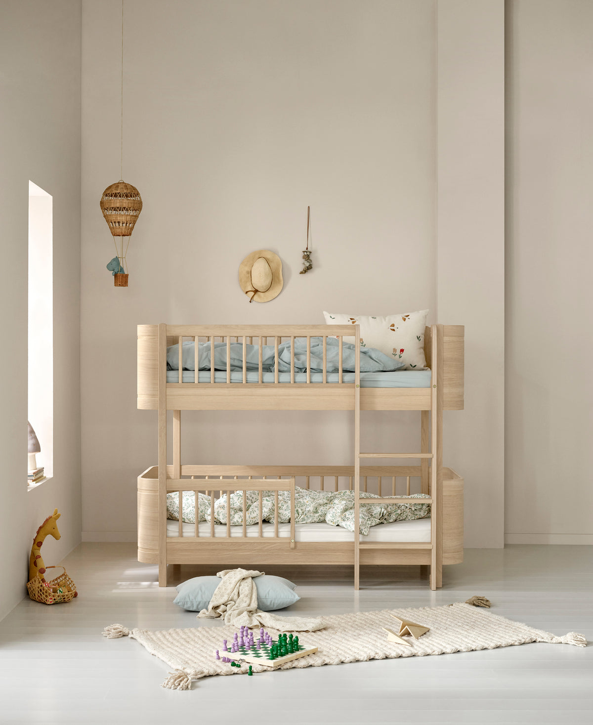 Oliver Furniture Wood Mini + Low Bunk Bed - Oak