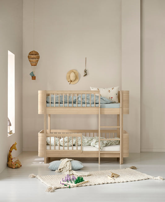 Oliver Furniture Wood Mini + Low Bunk Bed - Oak