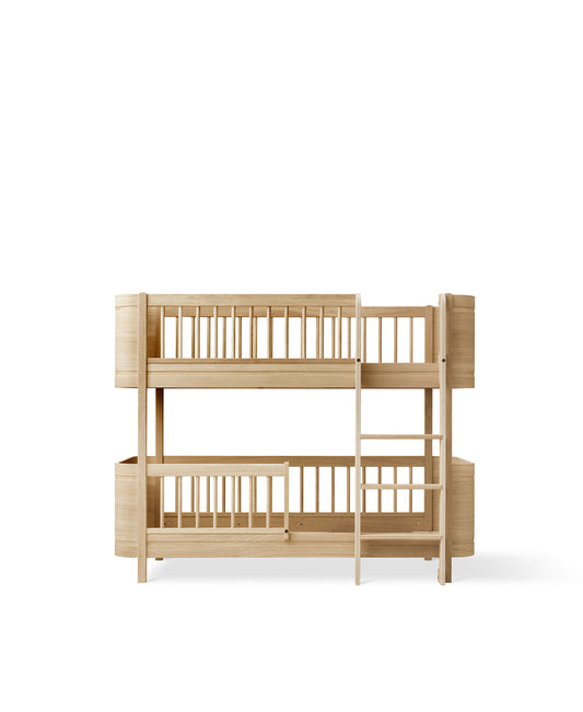 Oliver Furniture Wood Mini + Low Bunk Bed - Oak