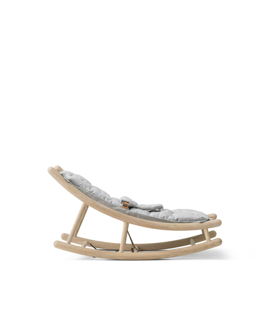 Oliver Furniture Wood Baby & Toddler Rocker - Oak and Grey