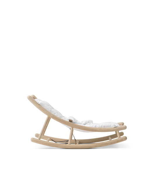 Oliver Furniture Wood Baby & Toddler Rocker - Oak and White