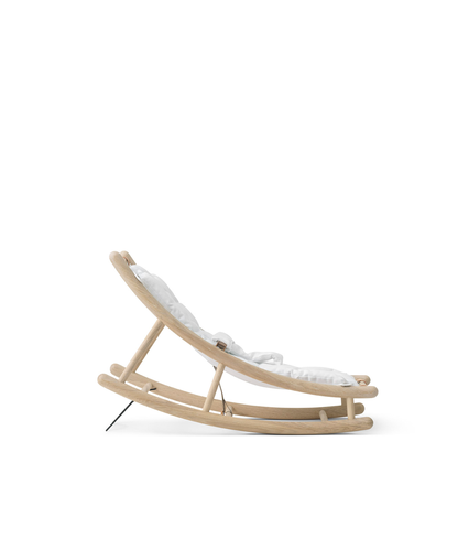 Oliver Furniture Wood Baby & Toddler Rocker - Oak and White
