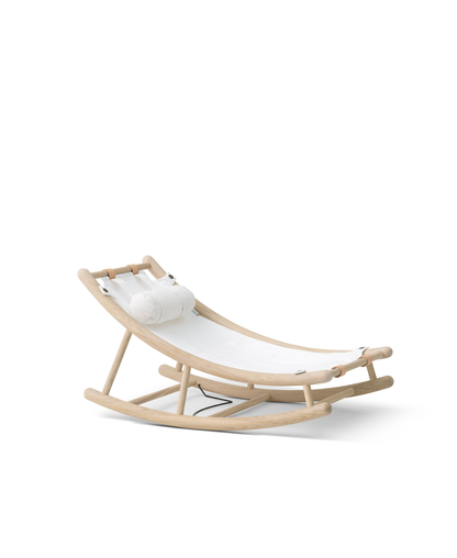 Oliver Furniture Wood Toddler Rocker - Oak/White