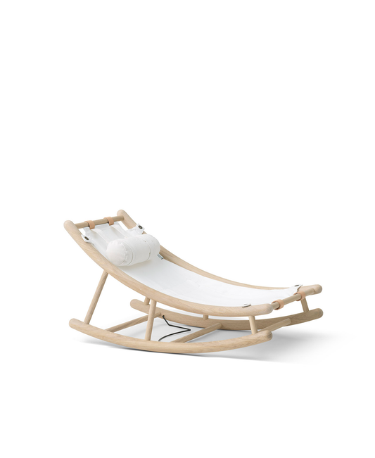 Oliver Furniture Wood Toddler Rocker - Oak/White
