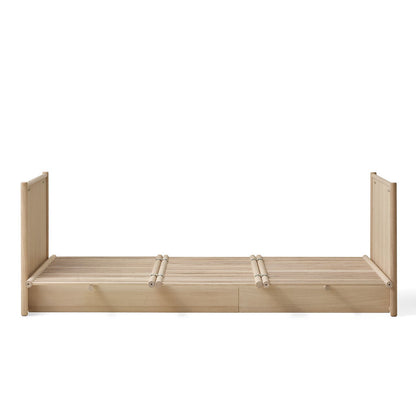 Camp Novel Convertible Cot & Bed (60×120 to 120×200 cm) - Oak