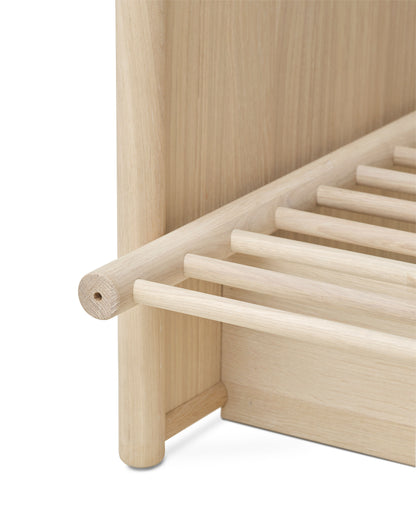 Camp Novel Convertible Cot & Bed (60×120 to 120×200 cm) - Oak